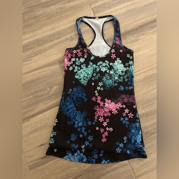 Lululemon Floral Racerback Tank Top - Picture 1 of 2